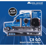 MIDLAND CB-GO radio + antena